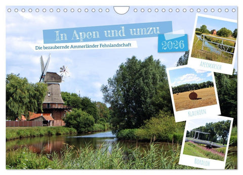 In Apen und umzu (Wandkalender 2026 DIN A4 quer), CALVENDO Monatskalender