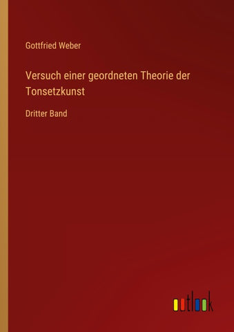 Versuch einer geordneten Theorie der Tonsetzkunst