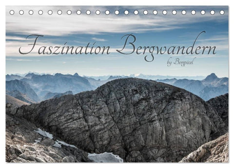 "Bergpixel" Faszination Bergwandern (Tischkalender 2027 DIN A5 quer), CALVENDO Monatskalender
