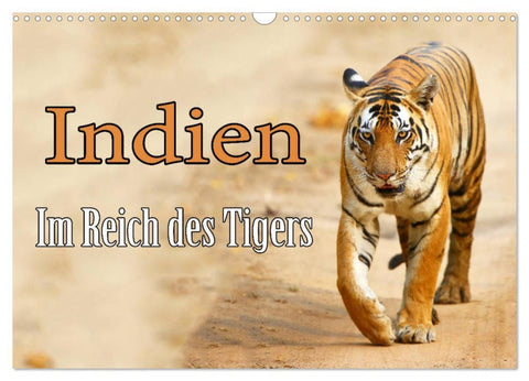 Indien - Im Reich des Tigers (Wandkalender 2026 DIN A3 quer), CALVENDO Monatskalender