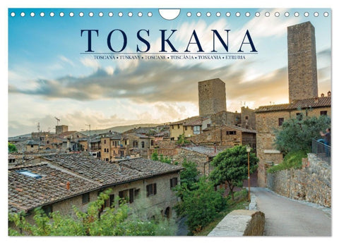 Motive der Toskana (Wandkalender 2027 DIN A4 quer), CALVENDO Monatskalender