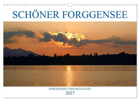 Schöner Forggensee (Wandkalender 2027 DIN A3 quer), CALVENDO Monatskalender