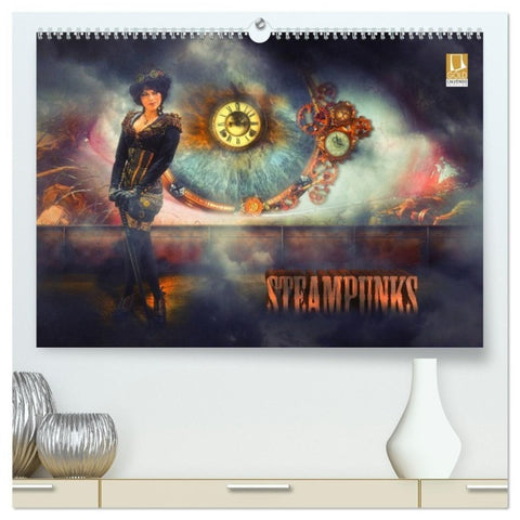 Steampunks (hochwertiger Premium Wandkalender 2027 DIN A2 quer), Kunstdruck in Hochglanz