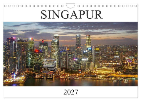 Singapur (Wandkalender 2027 DIN A4 quer), CALVENDO Monatskalender