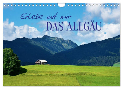 Erlebe mit mir das Allgäu (Wandkalender 2027 DIN A4 quer), CALVENDO Monatskalender