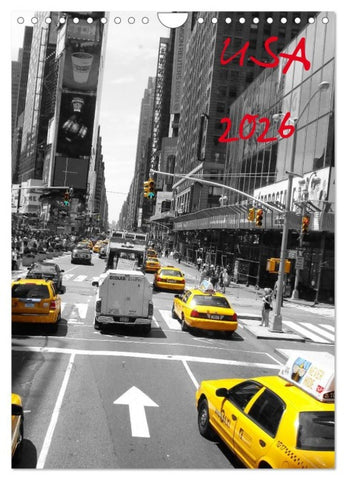 USA 2026 (Wandkalender 2026 DIN A4 hoch), CALVENDO Monatskalender
