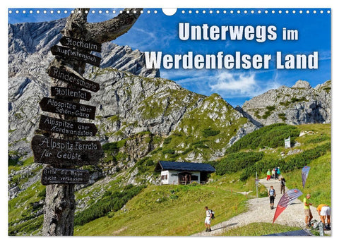 Unterwegs im Werdenfelser Land (Wandkalender 2027 DIN A3 quer), CALVENDO Monatskalender
