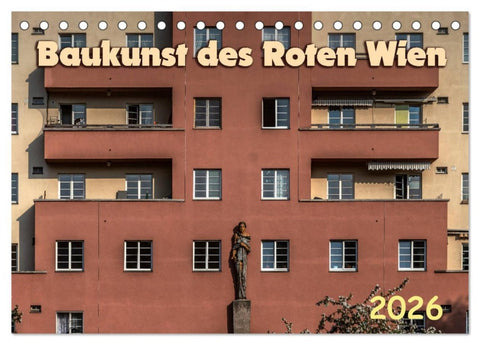 Baukunst des Roten Wien (Tischkalender 2026 DIN A5 quer), CALVENDO Monatskalender