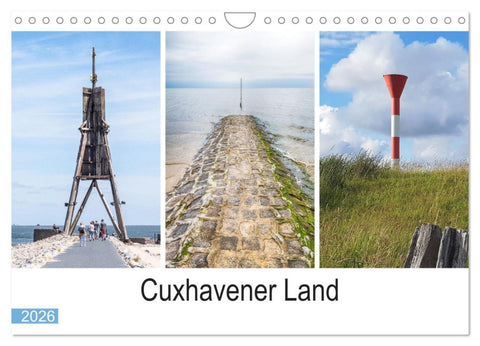 Cuxhavener Land (Wandkalender 2026 DIN A4 quer), CALVENDO Monatskalender