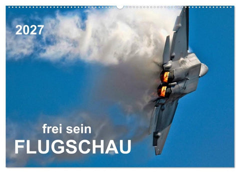 Flugschau - frei sein (Wandkalender 2027 DIN A2 quer), CALVENDO Monatskalender