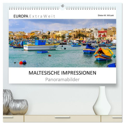 Maltesische Impressionen (hochwertiger Premium Wandkalender 2027 DIN A2 quer), Kunstdruck in Hochglanz