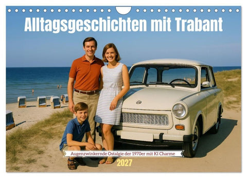 Alltagsgeschichten mit Trabant (Wandkalender 2027 DIN A4 quer), CALVENDO Monatskalender