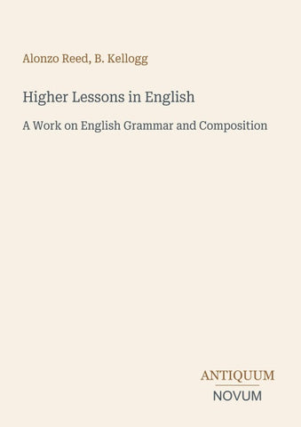 Higher Lessons in English