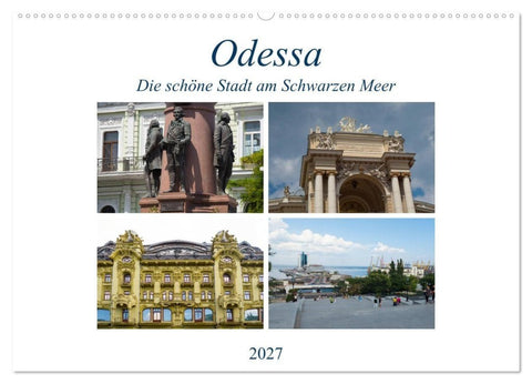 Odessa- Die schöne Stadt am Schwarzen Meer (Wandkalender 2027 DIN A2 quer), CALVENDO Monatskalender