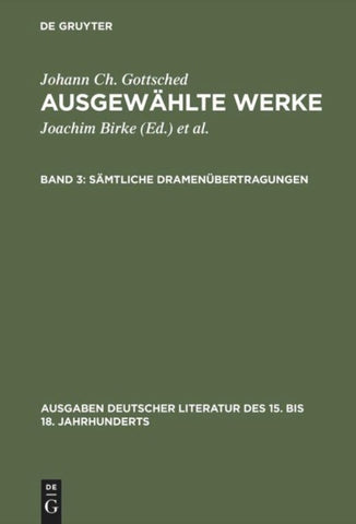 Sämtliche Dramenübertragungen