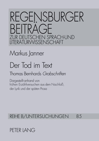 Der Tod im Text