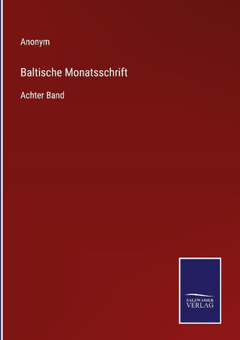 Baltische Monatsschrift