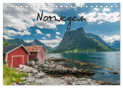 Norwegen (Tischkalender 2027 DIN A5 quer), CALVENDO Monatskalender