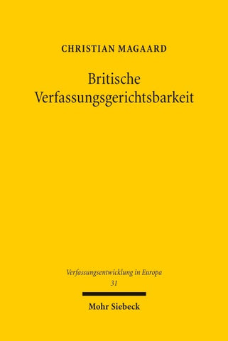 Britische Verfassungsgerichtsbarkeit