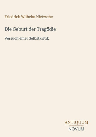 Die Geburt der Tragödie