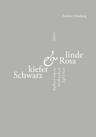 Schwarzkiefer und Rosalinde