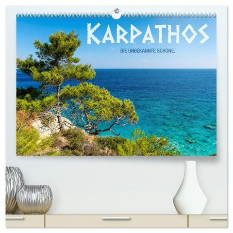 Karpathos - die unbekannte Schöne (hochwertiger Premium Wandkalender 2027 DIN A2 quer), Kunstdruck in Hochglanz