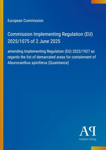 Commission Implementing Regulation (EU) 2025/1075 of 2 June 2025