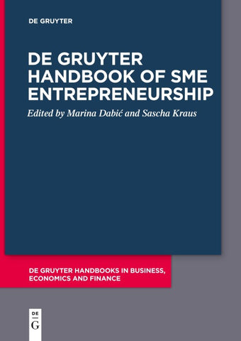 De Gruyter Handbook of SME Entrepreneurship