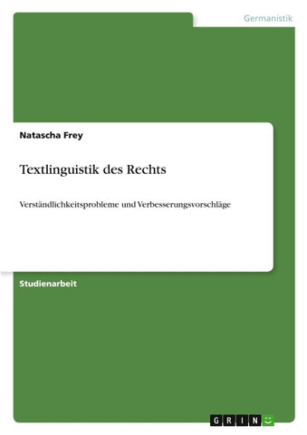 Textlinguistik des Rechts