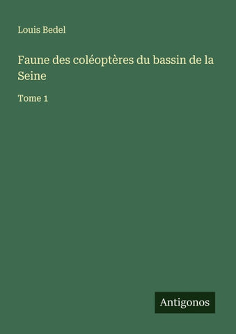 Faune des coléoptères du bassin de la Seine