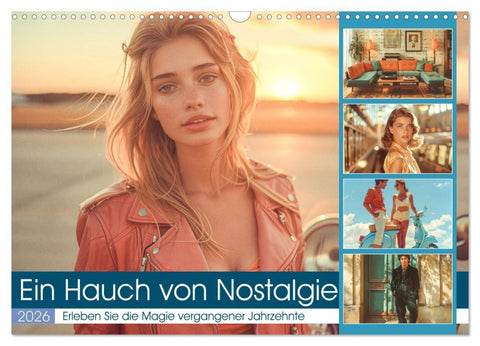 Ein Hauch von Nostalgie (Wandkalender 2026 DIN A3 quer), CALVENDO Monatskalender
