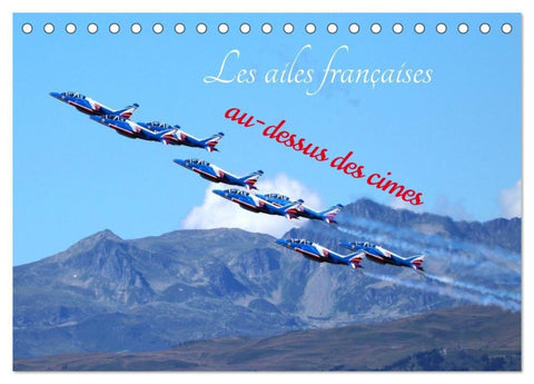 Les ailes françaises au-dessus des cimes (Calendrier de bureau 2027 DIN A5 vertical), CALVENDO calendrier mensuel