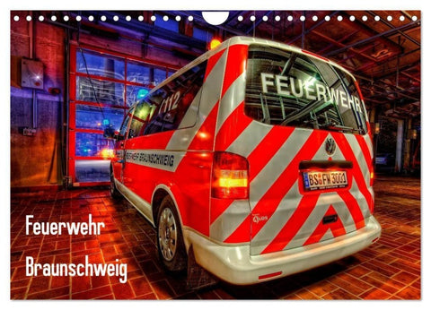 Feuerwehr Braunschweig (Wandkalender 2027 DIN A4 quer), CALVENDO Monatskalender