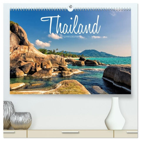 Thailand Impressionen (hochwertiger Premium Wandkalender 2027 DIN A2 quer), Kunstdruck in Hochglanz