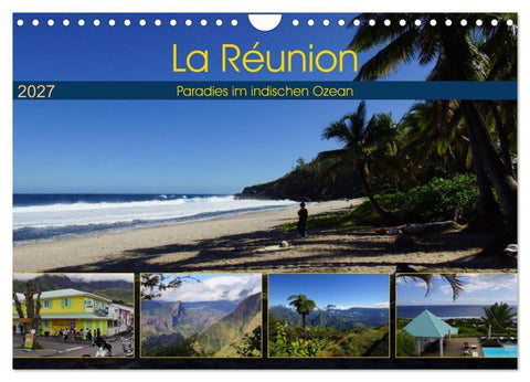 La Réunion - Paradies im indischen Ozean (Wandkalender 2027 DIN A4 quer), CALVENDO Monatskalender