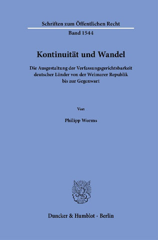 Kontinuität und Wandel