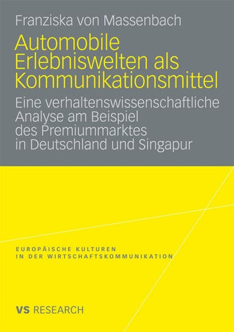 Automobile Erlebniswelten als Kommunikationsmittel