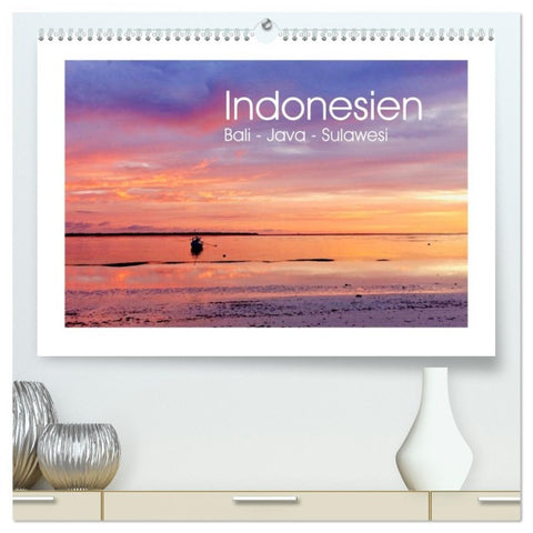 Indonesien. Bali - Java - Sulawesi (hochwertiger Premium Wandkalender 2026 DIN A2 quer), Kunstdruck in Hochglanz