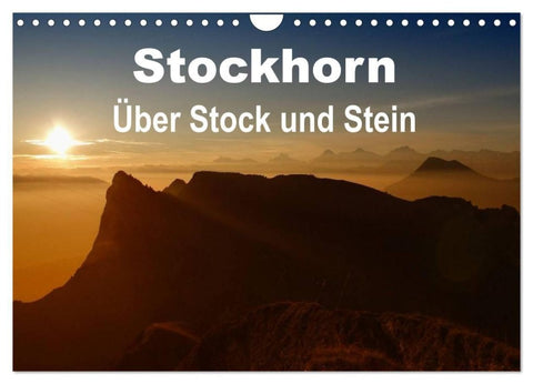 Stockhorn - Über Stock und Stein (Wandkalender 2027 DIN A4 quer), CALVENDO Monatskalender