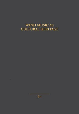 Wind Music as Cultural Heritage