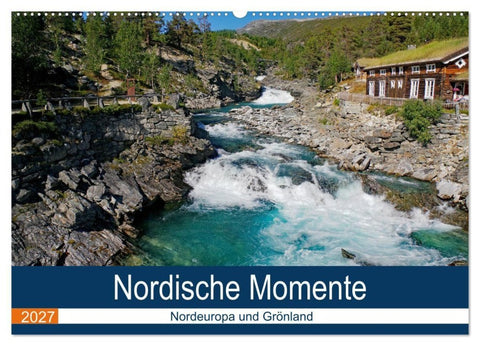 Nordische Momente (Wandkalender 2027 DIN A2 quer), CALVENDO Monatskalender