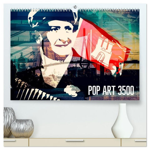 POP ART 3500 (hochwertiger Premium Wandkalender 2026 DIN A2 quer), Kunstdruck in Hochglanz
