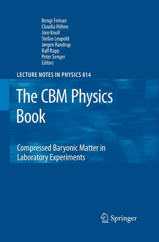 The CBM Physics Book