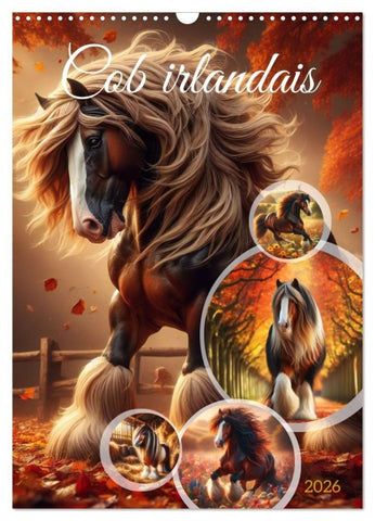 Cob irlandais (Calendrier mural 2026 DIN A3 horizontal), CALVENDO calendrier mensuel
