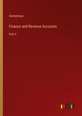 Finance and Revenue Accounts