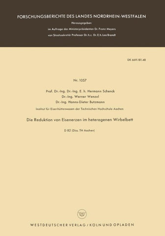 Die Reduktion von Eisenerzen im heterogenen Wirbelbett