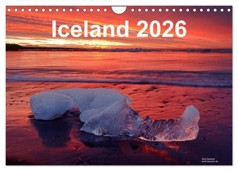 Iceland 2026 (Wall Calendar 2026 DIN A4 landscape), CALVENDO 12 Month Wall Calendar