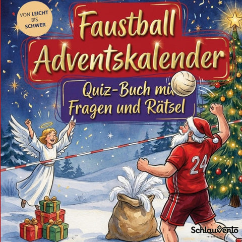 Faustball-Adventskalender: Quiz-Buch mit Fragen und Rätsel