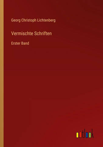 Vermischte Schriften