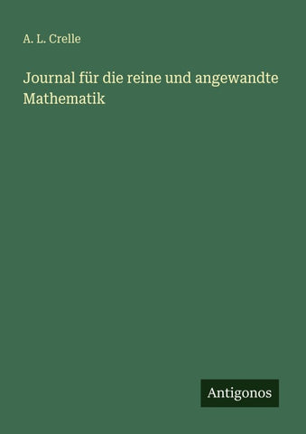 Journal für die reine und angewandte Mathematik